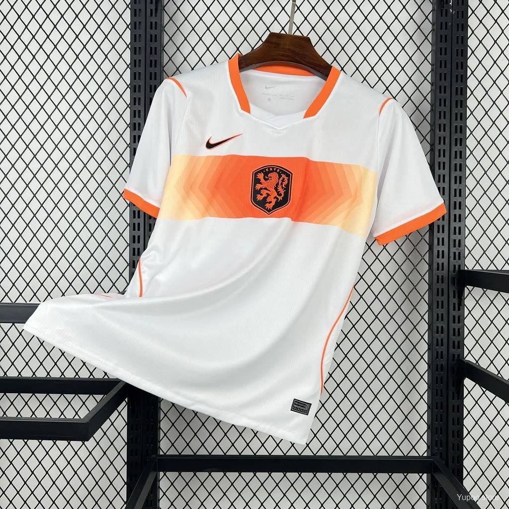 Camiseta de fútbol Países Bajos 2026 VISITANTE MANGA CORTA VERSION FAN